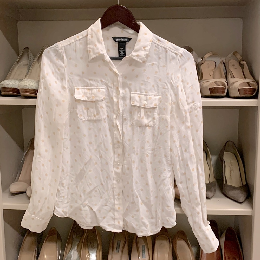 Black House White Market silk blouse size 2